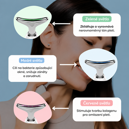 Skinova™ Sculpt 3v1 – LED přístroj pro pevnější a zářivější pleť